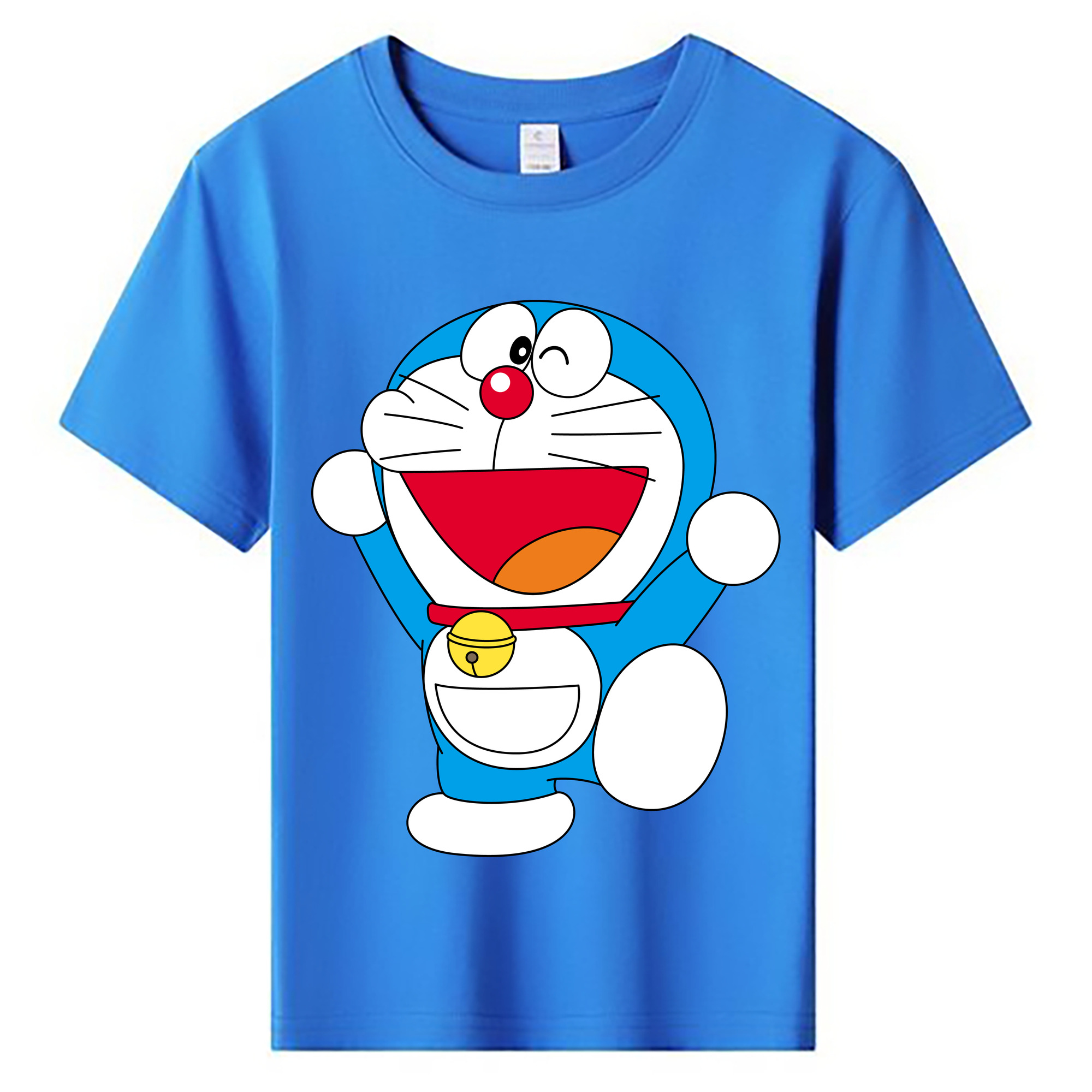 （画像用） ドラえもん Doraemon 綿100％キッズTシャツ（フロントプリント）